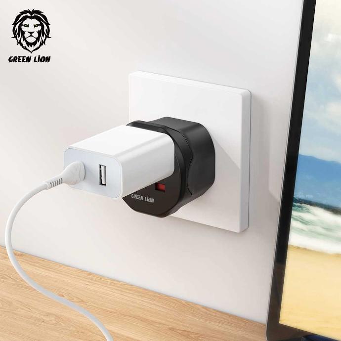 alt=: here is black plug that put in the wall and charging laotop