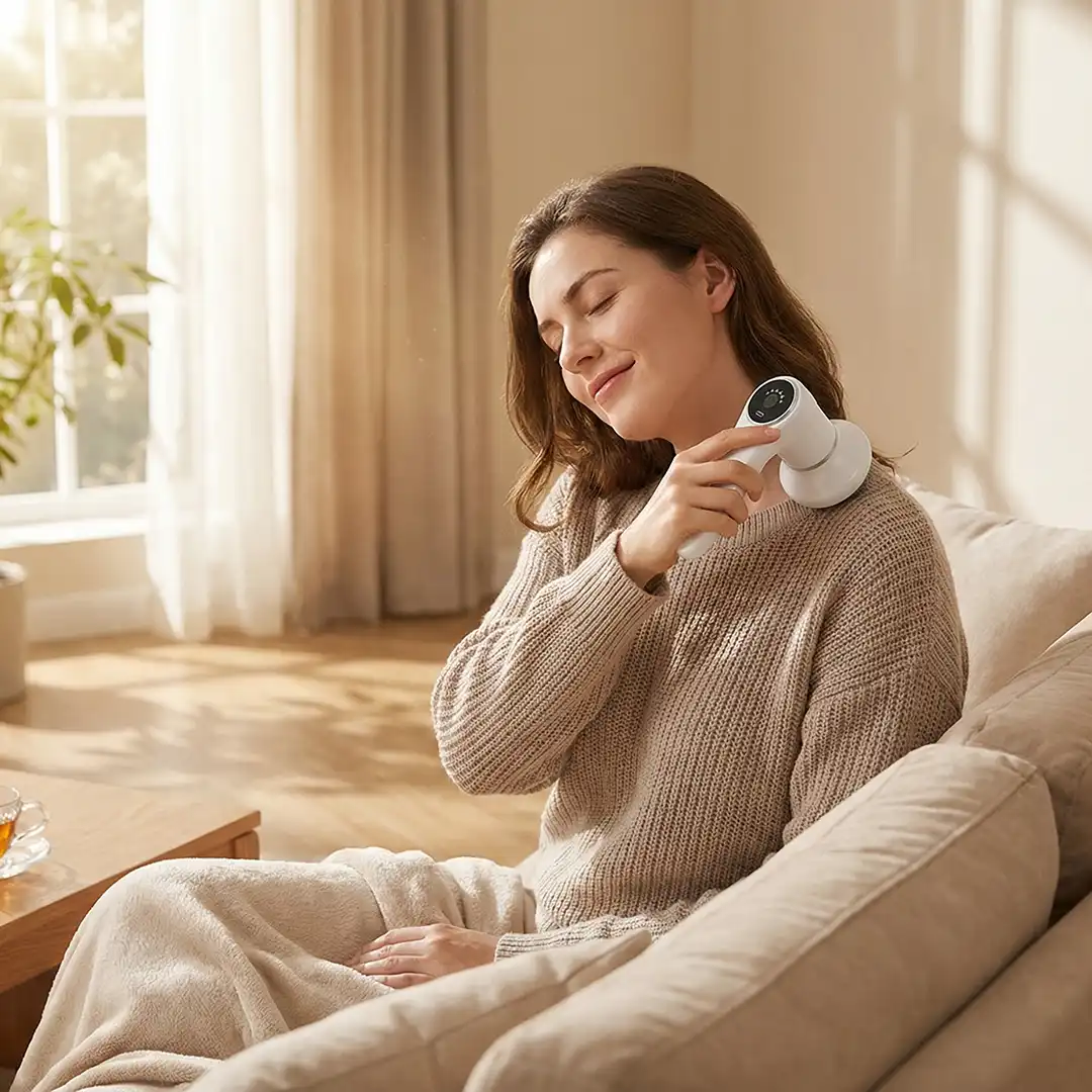 Green Lion Glide Pro Rolling Massager - White