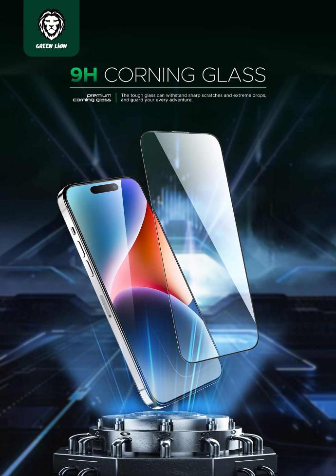 Green Lion 3D Curved Pro Screen Protector for iP15 Series