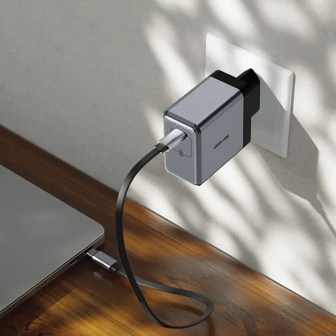  Green Lion Gan Premium EU Plug Wall Charger PD 45W - Gray Green Lion Gan Premium EU Plug Wall Charger PD 45W - Gray (2).webp Green Lion Gan Premium EU Plug Wall Charger PD 45W - Gray