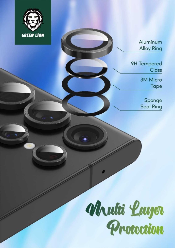 alt="layers of samsung lens protector"