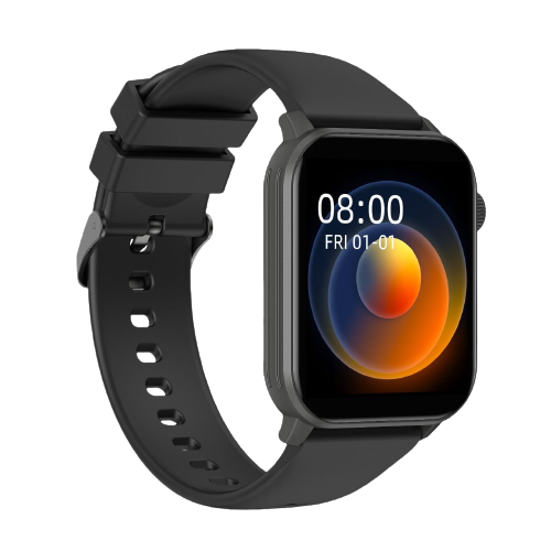 alt="Smart Watch band black color"