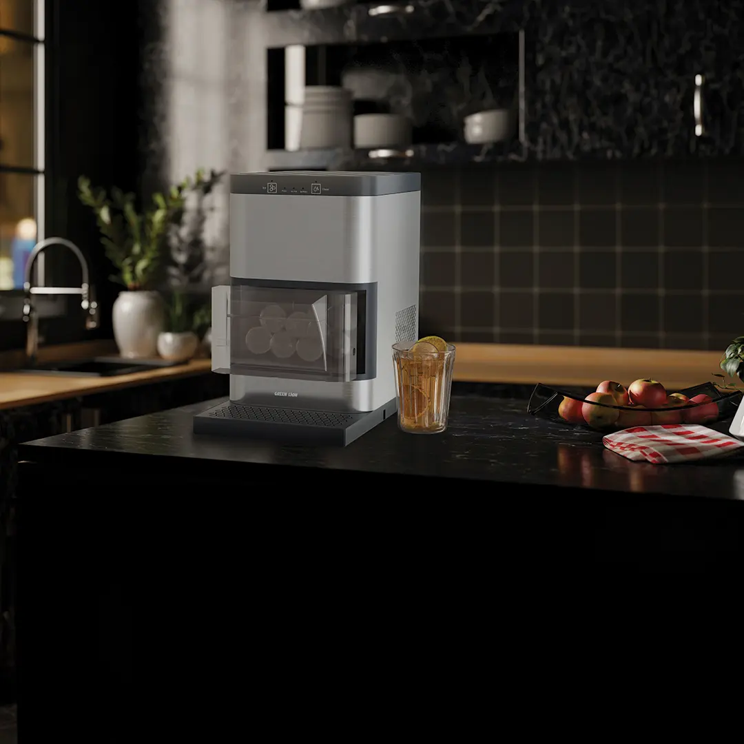 Green Lion Crystal Sphere Ice Maker - Gray