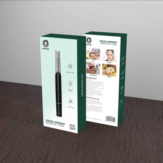 alt="Full packaging of Visual Earwax Removal Tool"