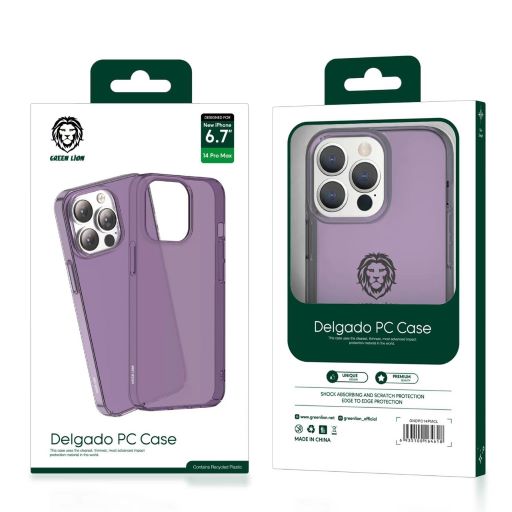 Green Lion Delgado PC Case for iPhone - Stylish and Protective