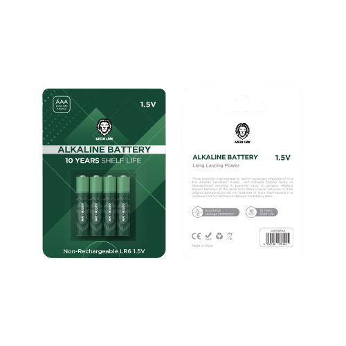 Green Lion Long-Lasting 1.5V Alkaline Battery