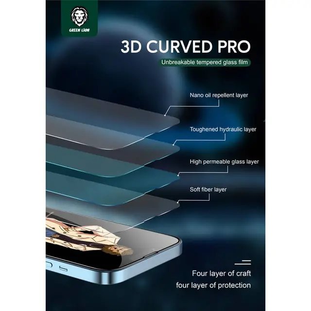3D Curved Tempered Glass