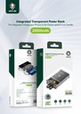 Green Lion Integrated Transparent Power Bank 20000mAh