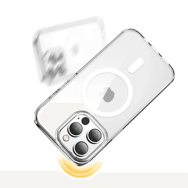 360° Anti-Shock Creative Magnetic Case- Clear
