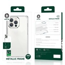 Green Lion Metallic Frame TPU Transparent Case - iPhone 13 Pro (6.1")