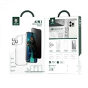 Green Lion 4 in 1 360° Privacy Protection Pack For iPhone 14 Pro / Pro Max