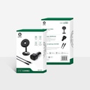Green 3 in 1 Combo ( Magnetic Car Holder / Car Charger 20W PD-QC / USB-C to Lightning Cable 1.2M 20W ) - Black
