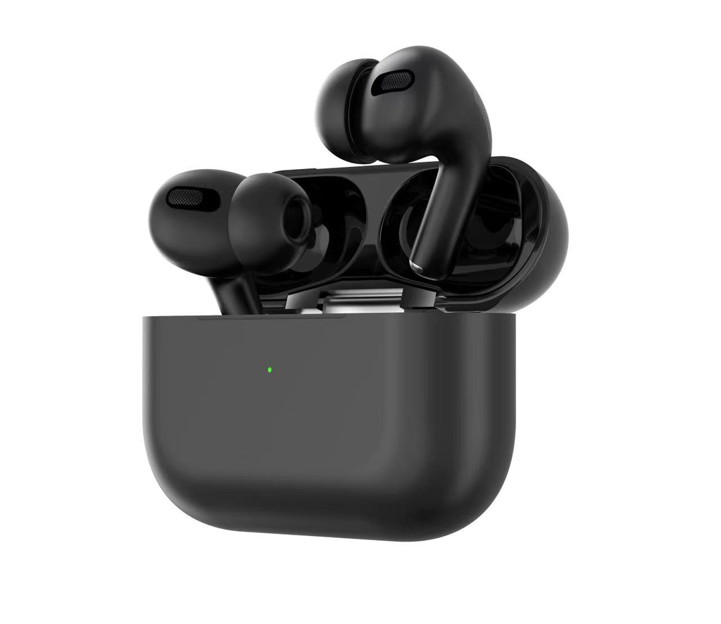 True Wireless Green Buds Pro with Built-In Microphone & Charging Base