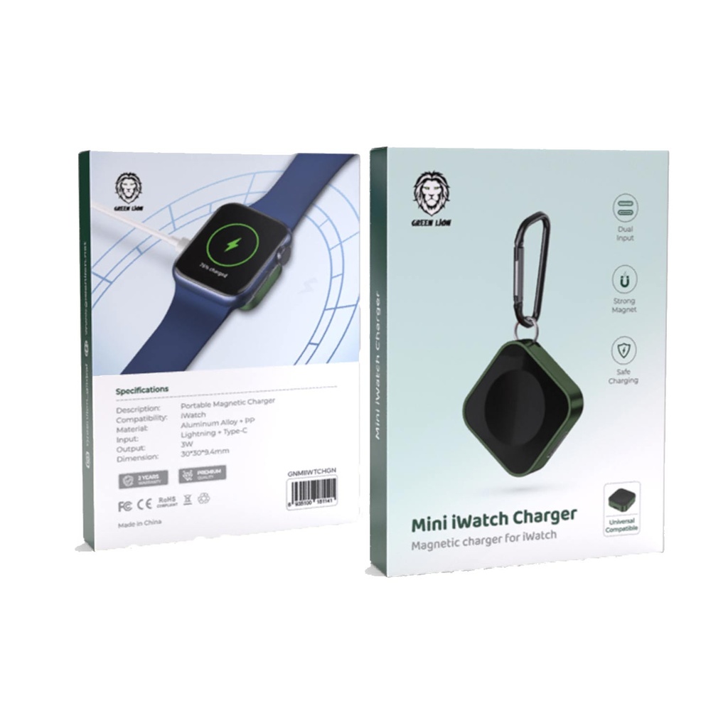 Green Lion Portable Magnetic iWatch Charger