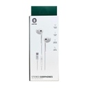 Green Stereo Earphones with Lightning Connector - White