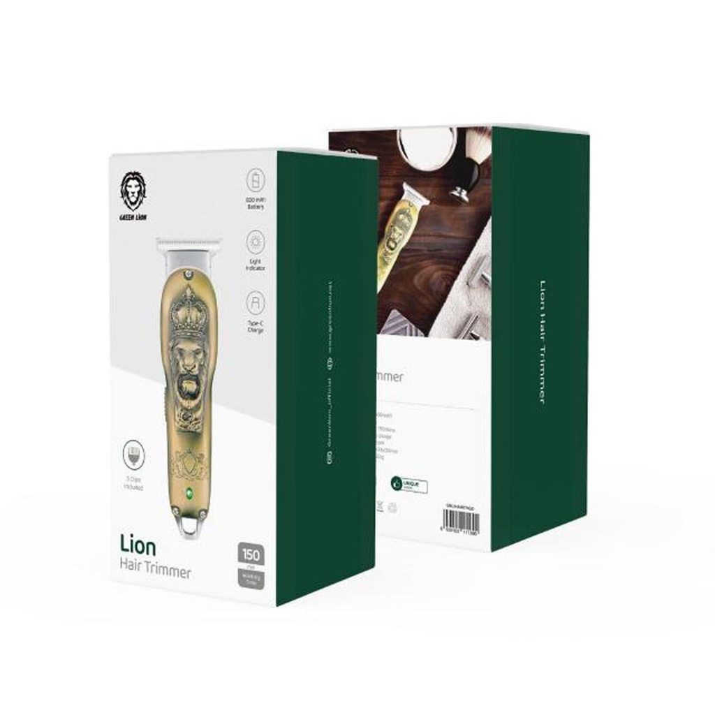 Green Lion Grooming Products Hair Trimmer Type C Charge Gold [GNLIHAIRTMGD]
