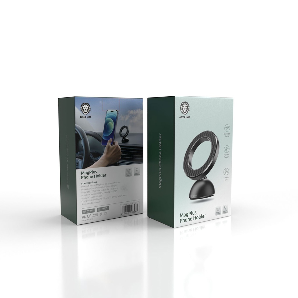 Green Lion MagPlus Phone Holder - Black