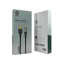 Green Lion Charger & Cable Transparent LED Cable USB To Type C 10000 Bends Life Span Black [GNLEDCATCBK]