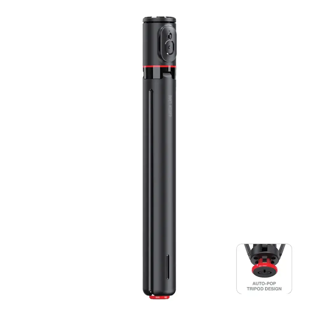 Green Lion Auto Pop Tripod Magnetic Remote - Black