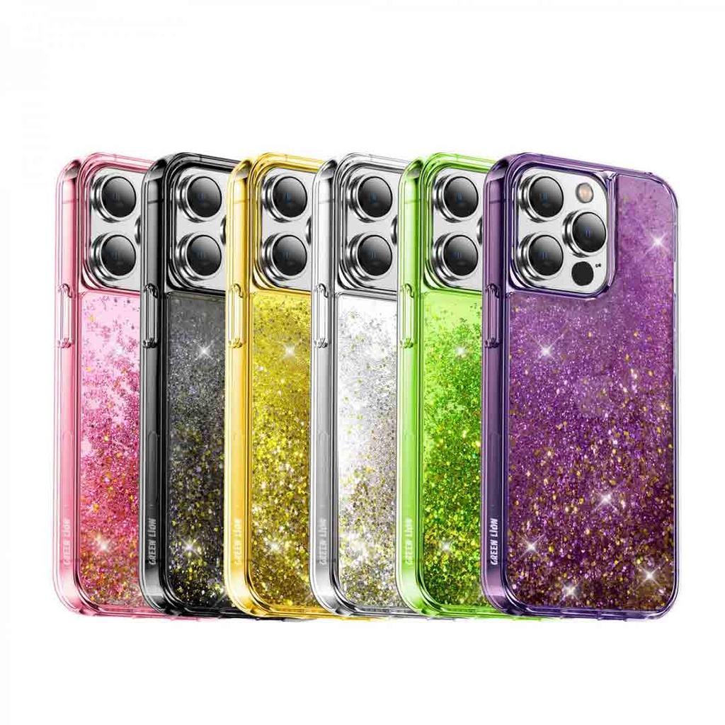 Happiness 3D Glitter Resin Case