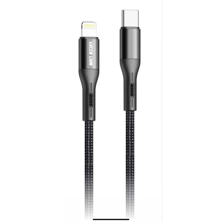 Braided Type-C to Lightning Cable 2M 20W - Black