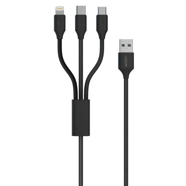 3 in 1 Cable (Typec, Lightning and Micro) 1.2M