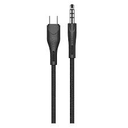 Green Lion AUX 3.5 to Type-C Cable 1.2m-Black