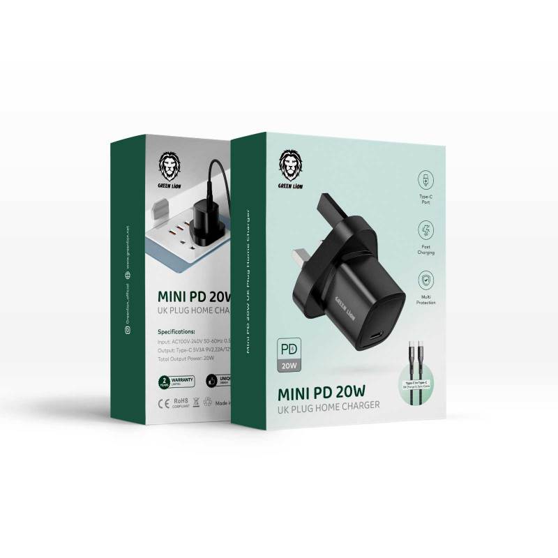 Mini PD 20W Charger, Type-C Port & Fast Charge