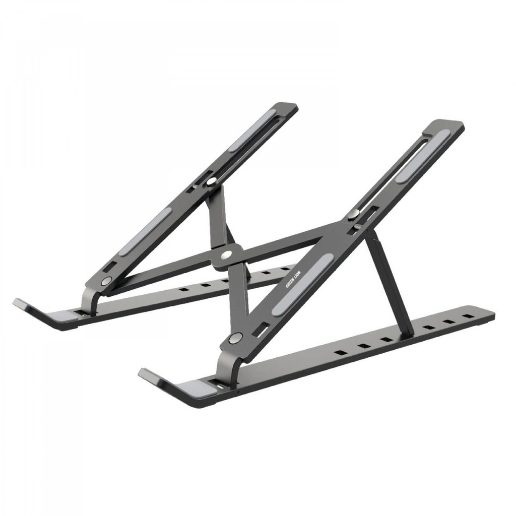 Green X-Foldable Laptop Stander - Gray