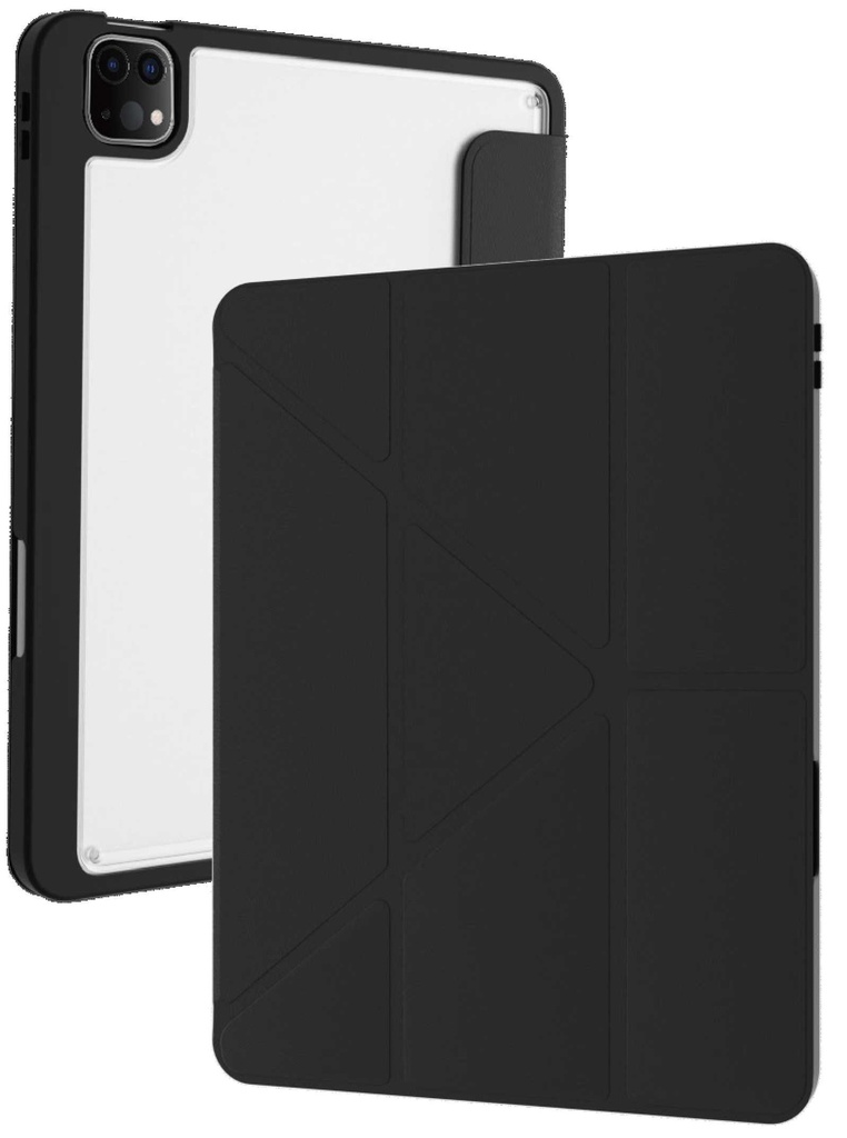 Green Lion 2 in 1 Transformer Case for iPad Pro 12.9 4/5/6 - Black