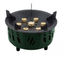 Green Lion Seven Burner Camping Stove with Storage Bag - Green