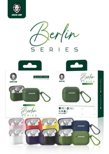 [GNBERLAIRPRO2] Green Lion Berlin Series Silicone Case - AirPods Pro 2