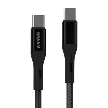 [GNBCTCTBK] Green Lion Braided Type-C to Type-C Cable 1.2m 2A