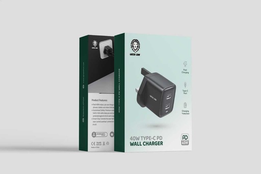 [GN40W2PDWC] 40W Type-C PD Wall Charger , Fast Charging