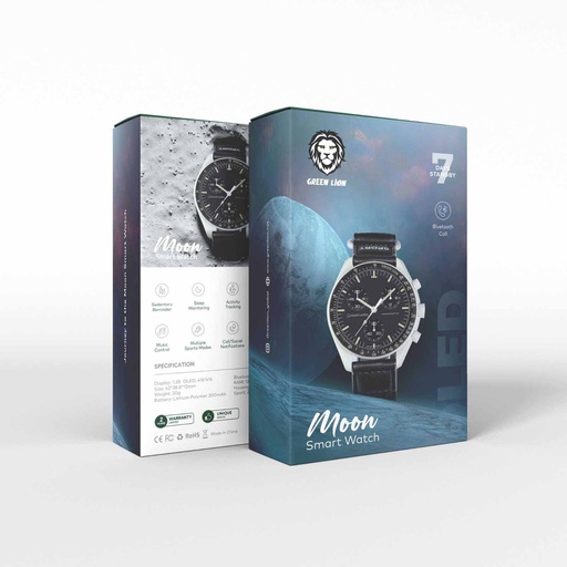 [GNMOONSWBK] Green Lion Moon Smart Watch
