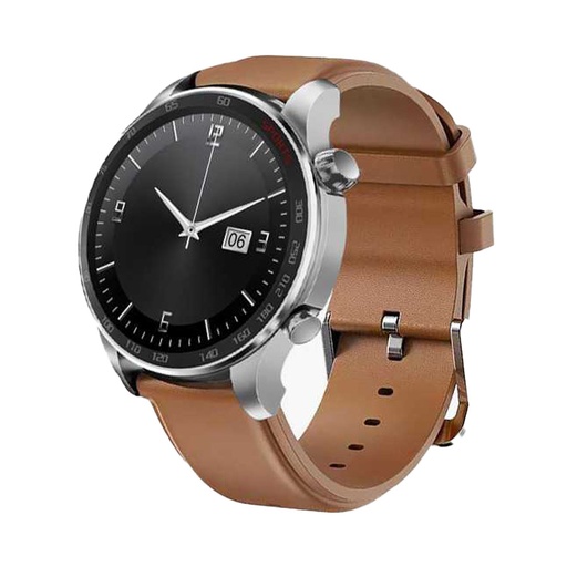 [GNGWRMLEDSL] Green Lion G-Wear Amoled Watch - Silver/Brown