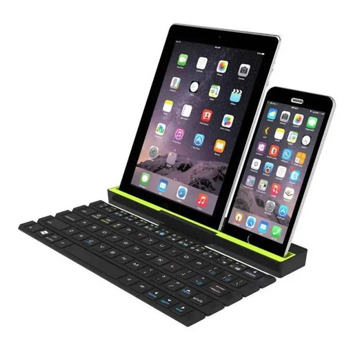 [GNFLXKBBK] Green Multi-Functional Rollable Wireless Keyboard ( Arabic / English ) - Black