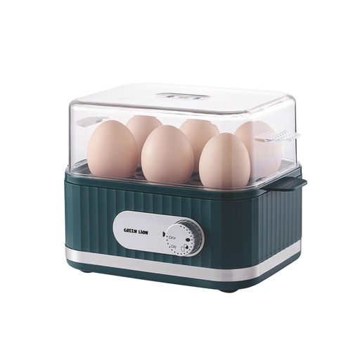 [GNSMEGGCKRGN] Green Lion Smart Egg Cooker - Green	