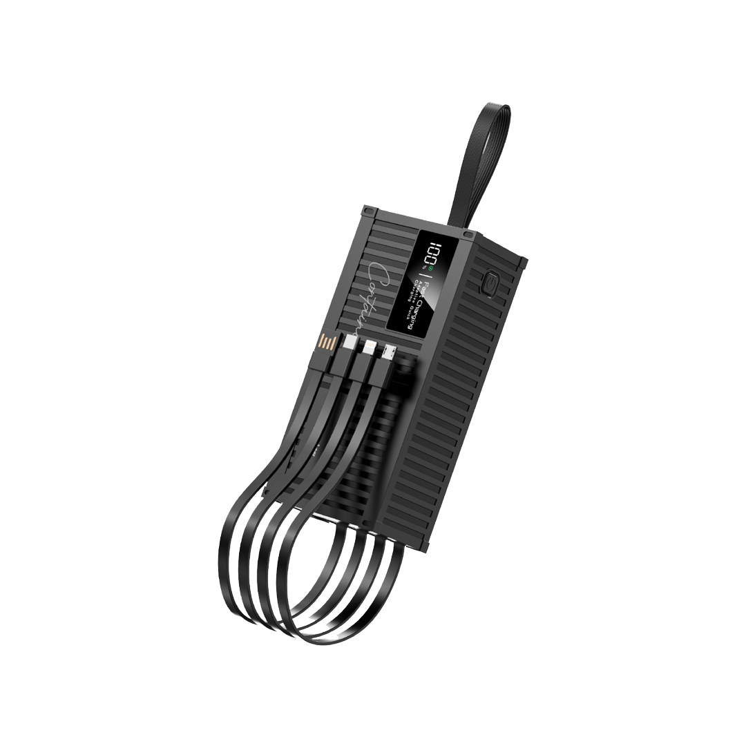 Green Lion Container 30000mAh Power Bank - Black