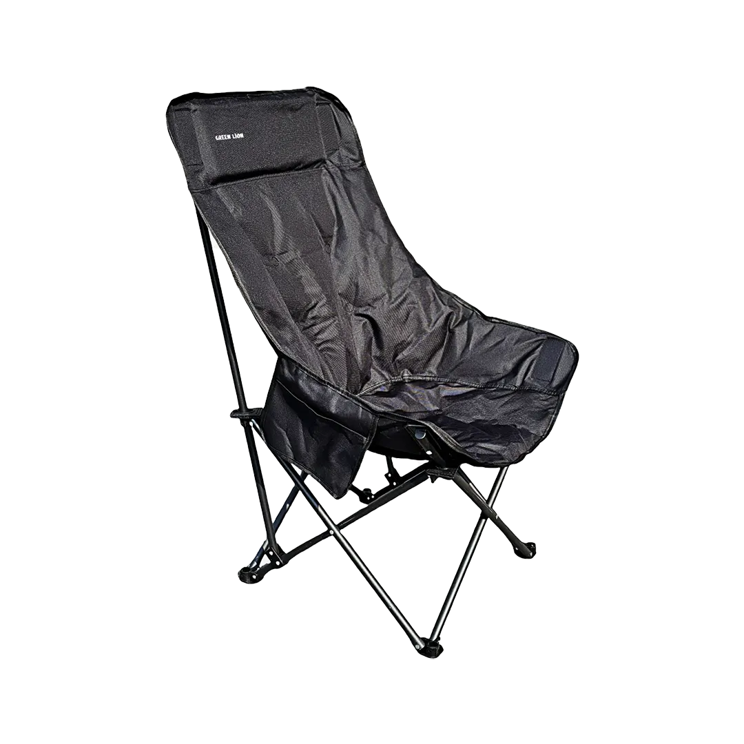 Green Lion Desert Ranger Camping Chair - Black