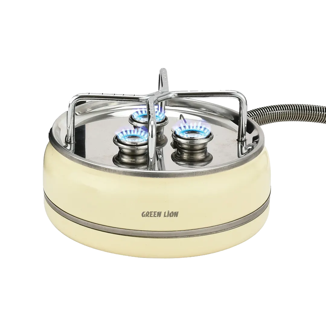 Green Lion Orbit Flame 3 Burner Stove - Beige