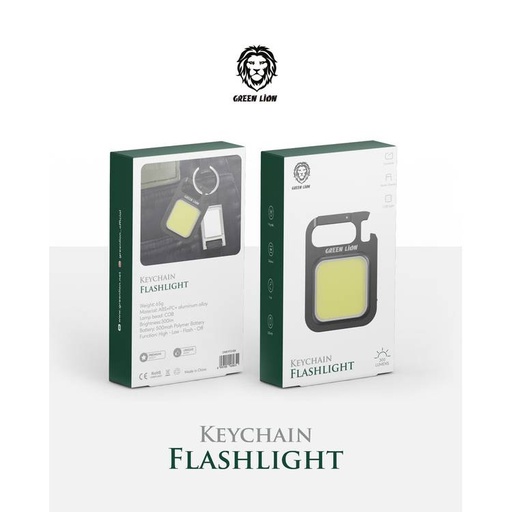 [GNKYFSHBK] Keychain Flashlight 300lm 500mAh